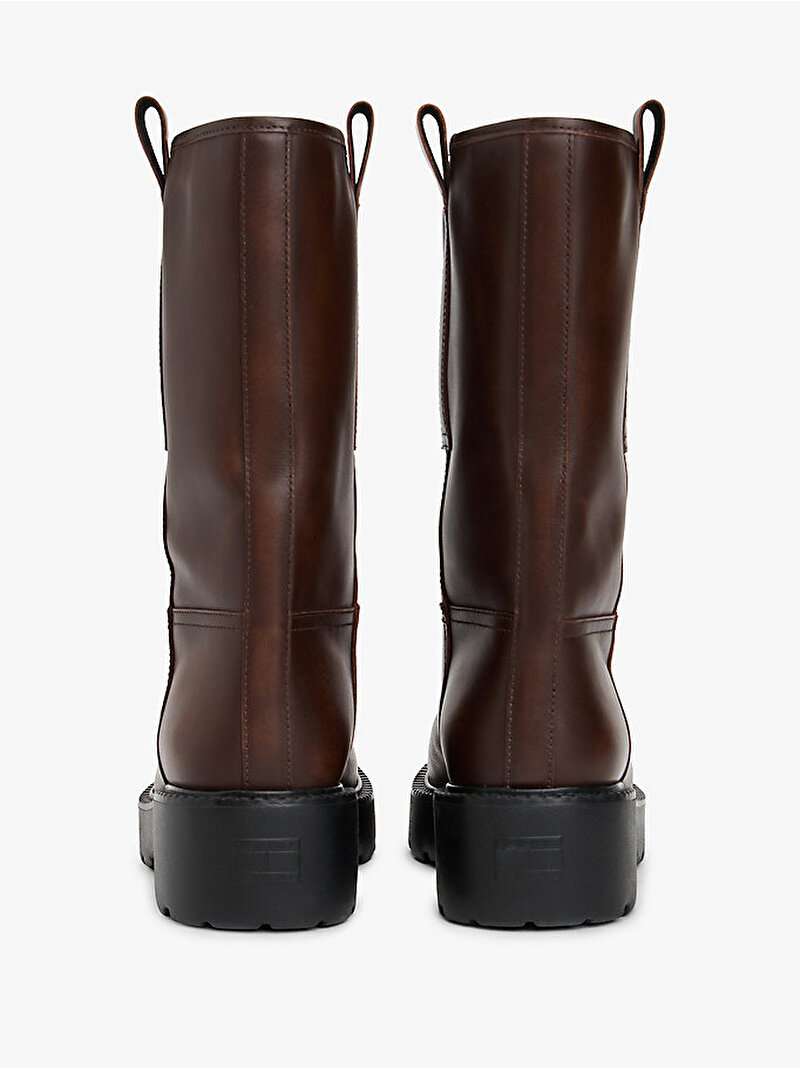 Kadın TJW Leather Mid Bot Kahverengi EN0EN02834GUI
