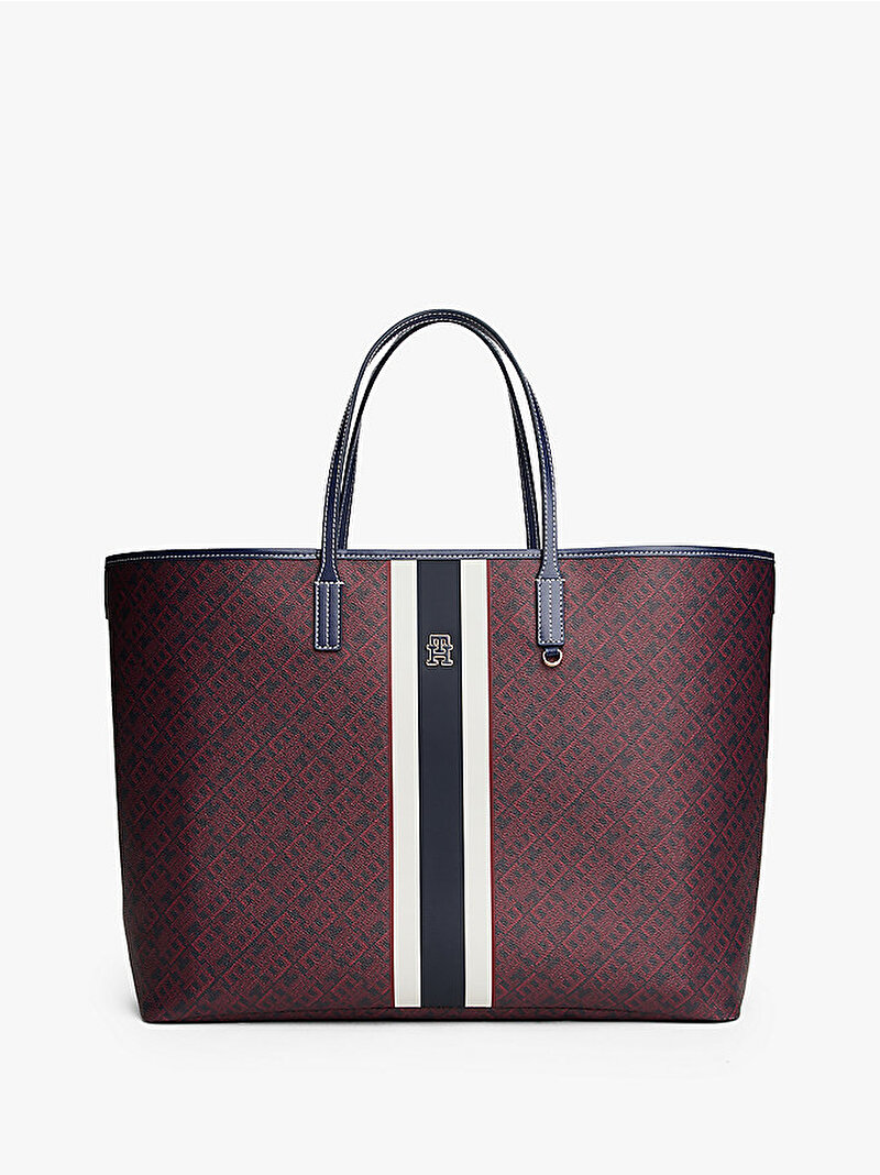 Kadın TH Monoplay Tote Çanta Lacivert AW0AW17697DW6