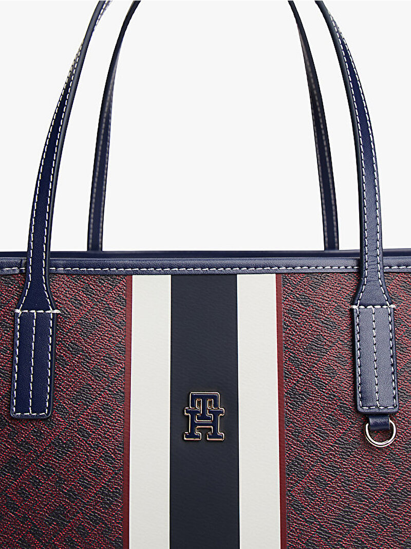 Kadın TH Monoplay Tote Çanta Lacivert AW0AW17697DW6
