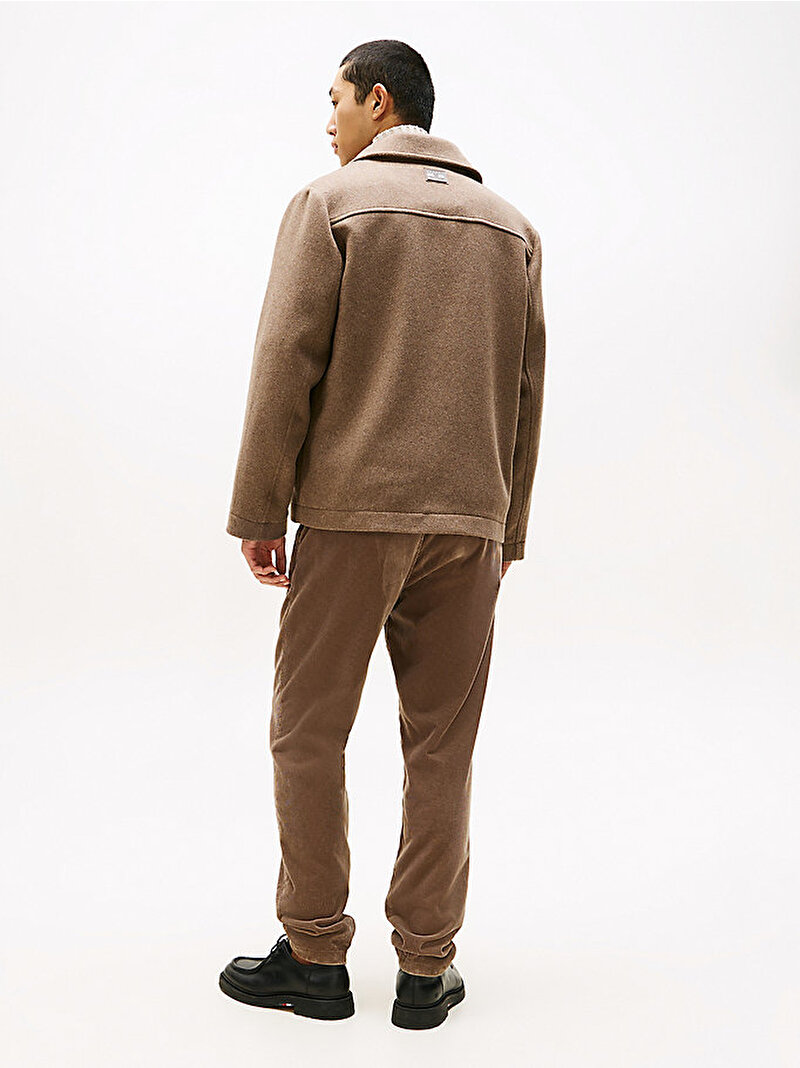 Erkek Wool 4 Pocket Ceket Bej  MW0MW40624AFE