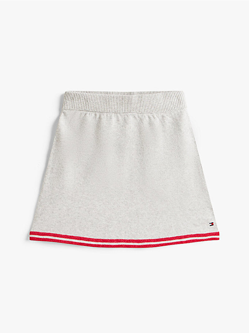 Kız Çocuk Varsity Knitted Etek Gri KG0KG08913P09