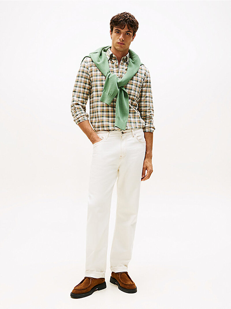 Erkek Heritage Oxford Tartan Gömlek Çok renkli MW0MW404650L0