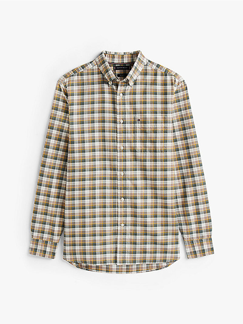 Erkek Heritage Oxford Tartan Gömlek Çok renkli MW0MW404650L0