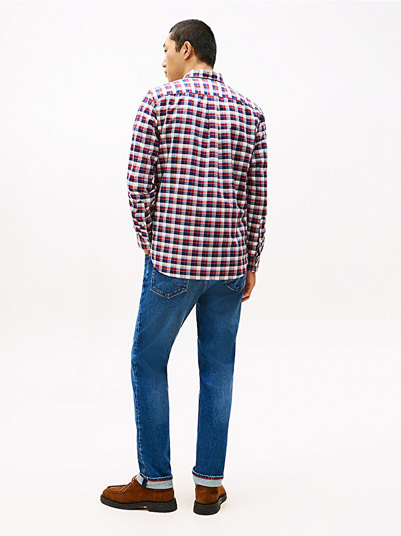 Erkek Heritage Oxford Tartan Gömlek Çok renkli MW0MW404650QJ