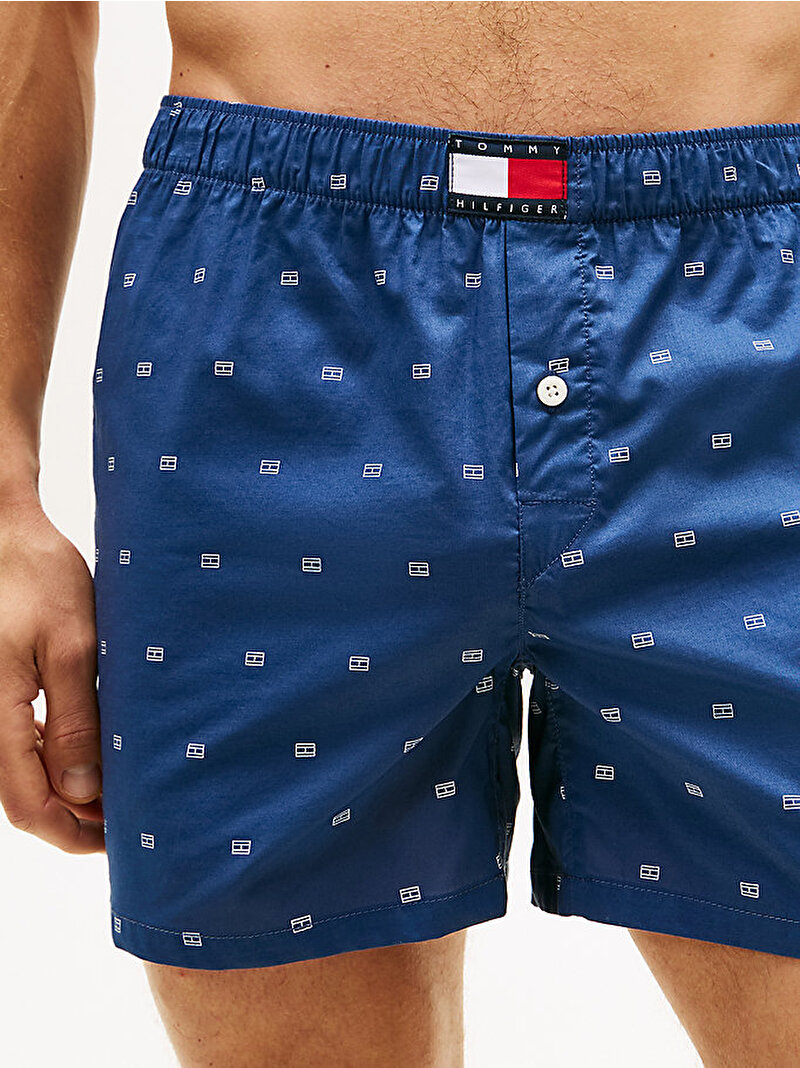 Erkek Single Woven Boxer Mavi  UM0UM037120S7