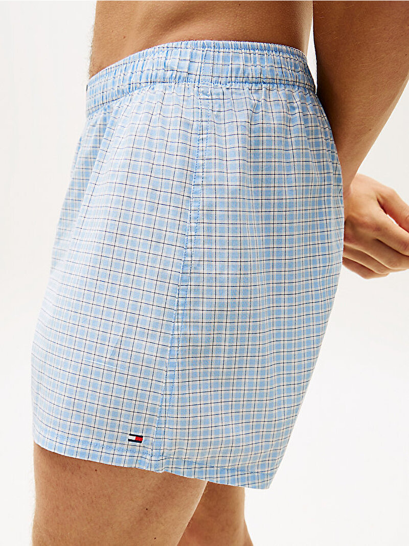 Erkek Single Woven Boxer Mavi UM0UM037120TC
