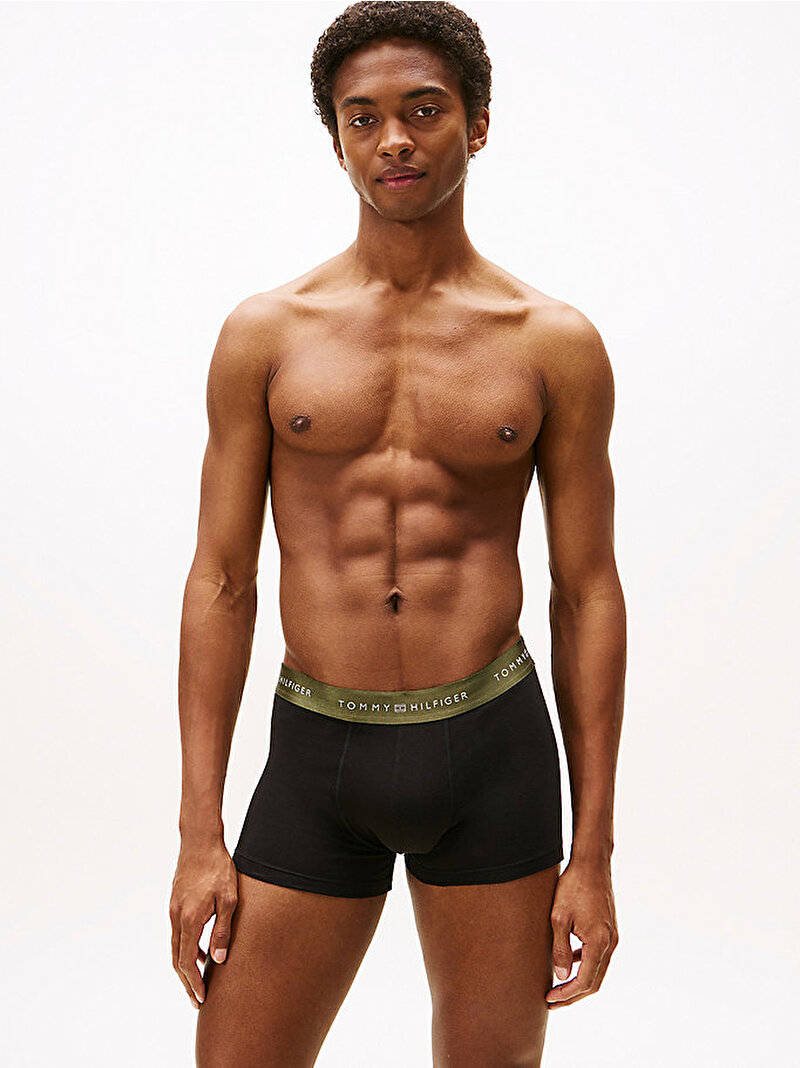 Erkek 3'lü Paket Metallic Trunk Boxer Siyah UM0UM034110R0