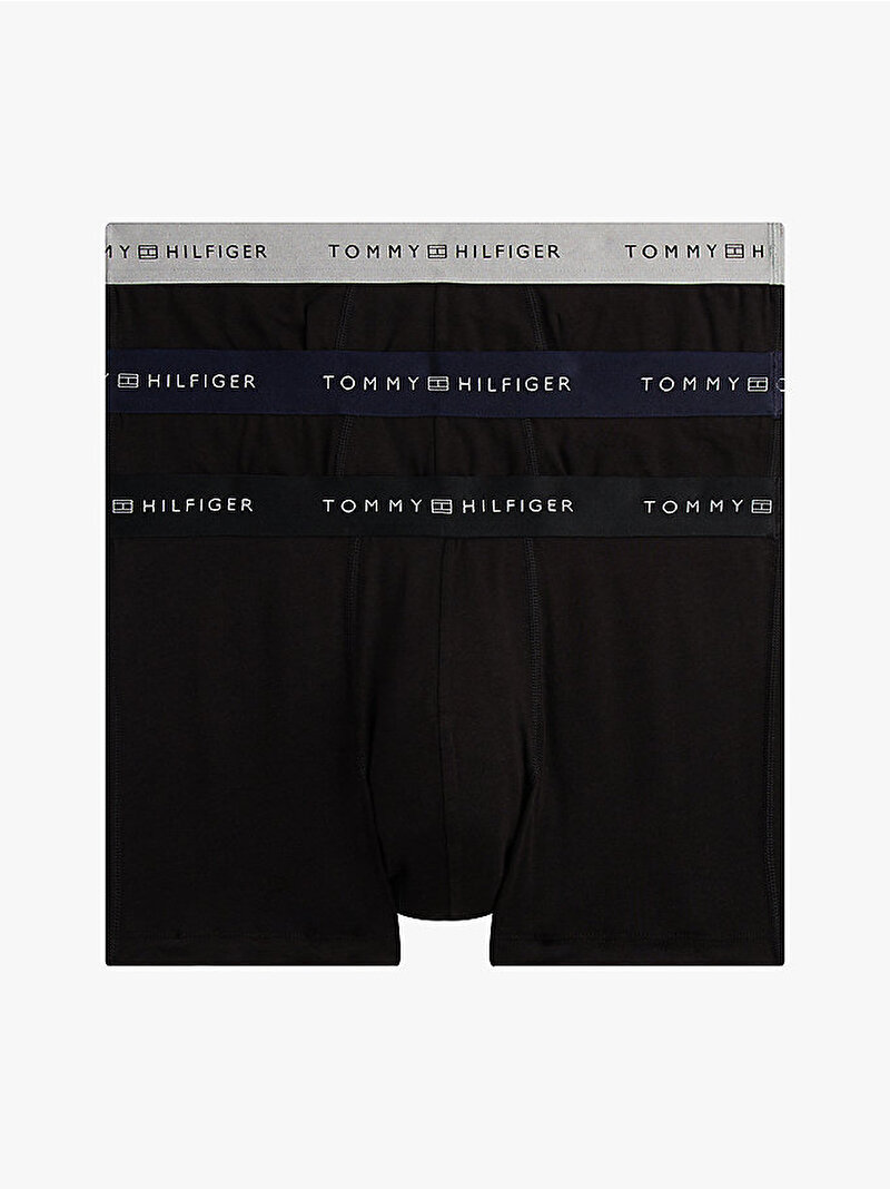Erkek 3'lü Paket Metallic Trunk Boxer Siyah UM0UM034110R3