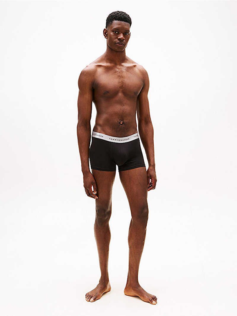 Erkek 3'lü Paket Metallic Trunk Boxer Siyah UM0UM034110R3