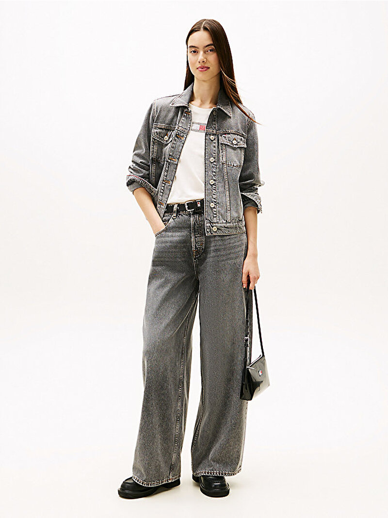Kadın Charlie Mr Loose Jean Pantolon Gri DW0DW221281DA