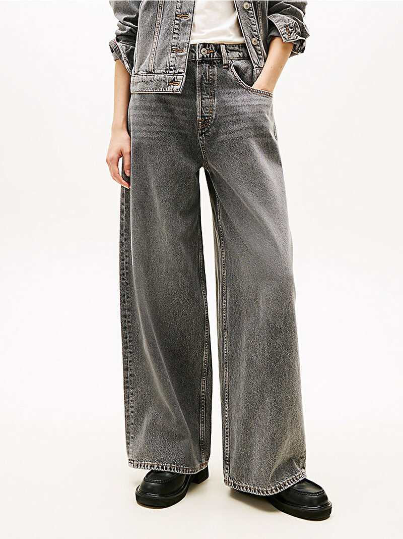 Kadın Charlie Mr Loose Jean Pantolon Gri DW0DW221281DA