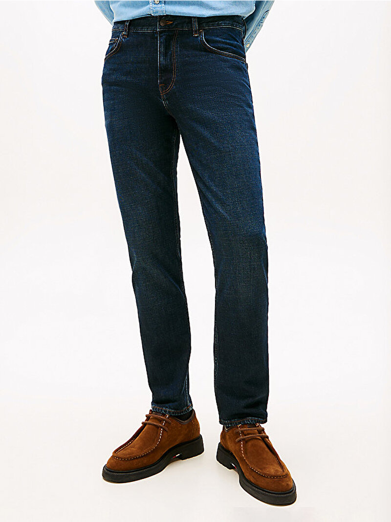 Erkek Straight Denton Jean Pantolon Lacivert MW0MW403541BL