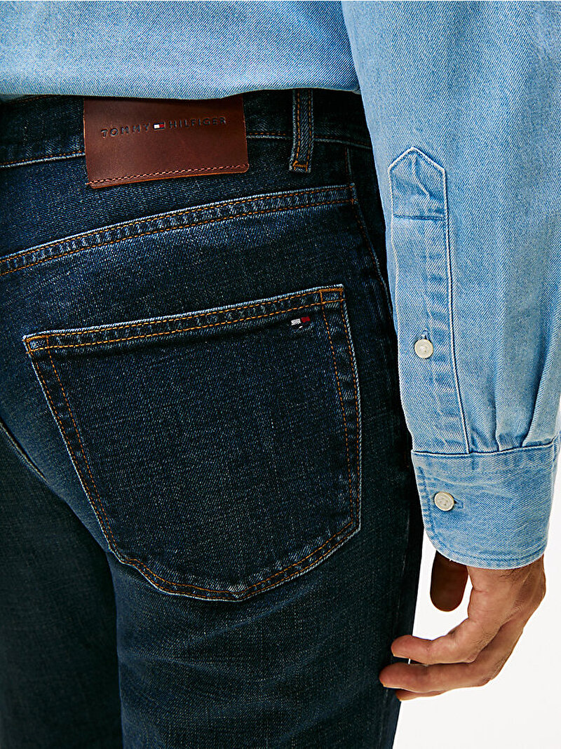 Erkek Straight Denton Jean Pantolon Lacivert MW0MW403541BL