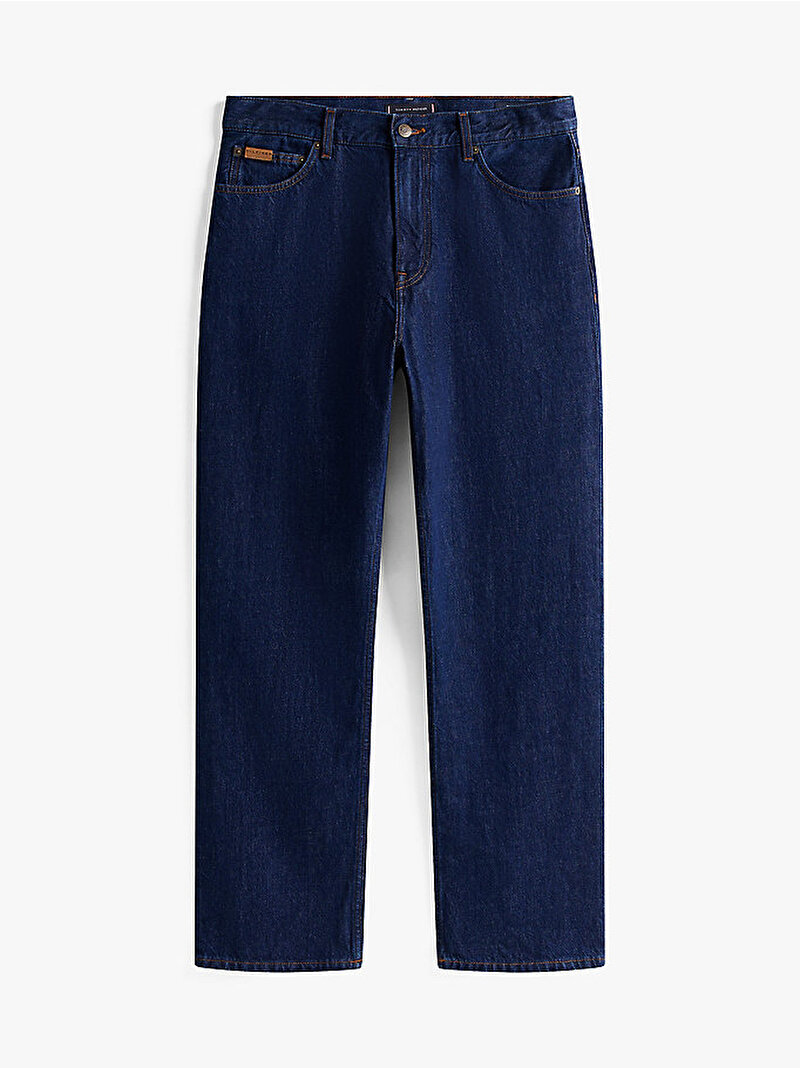 Erkek Relaxed River Loose Jean Pantolon Lacivert MW0MW405651BP
