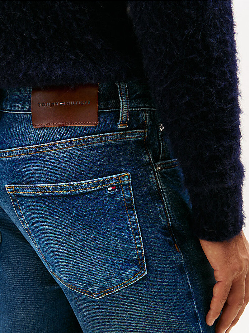 Erkek Straight Denton Jean Pantolon Mavi  MW0MW403671A8
