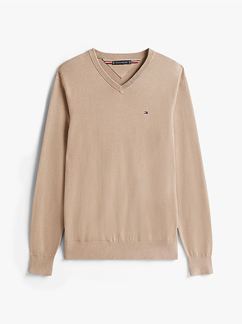 Erkek Essential Cotton Kazak Bej  MW0MW14745AFE