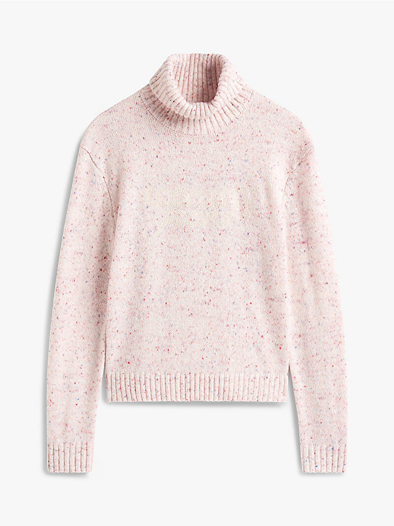 Kadın TJW Nep Turtleneck Kazak Beyaz  DW0DW21687YBH