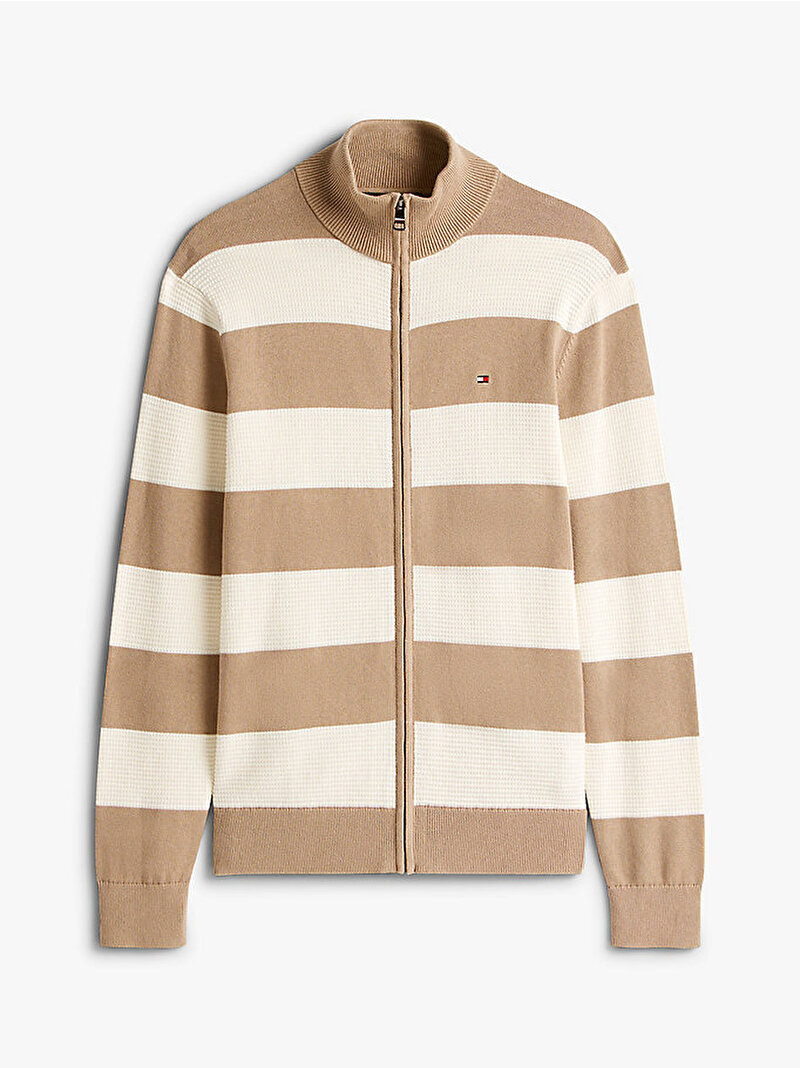 Erkek Block Stripe Cotton Kazak Çok renkli MW0MW414830FC