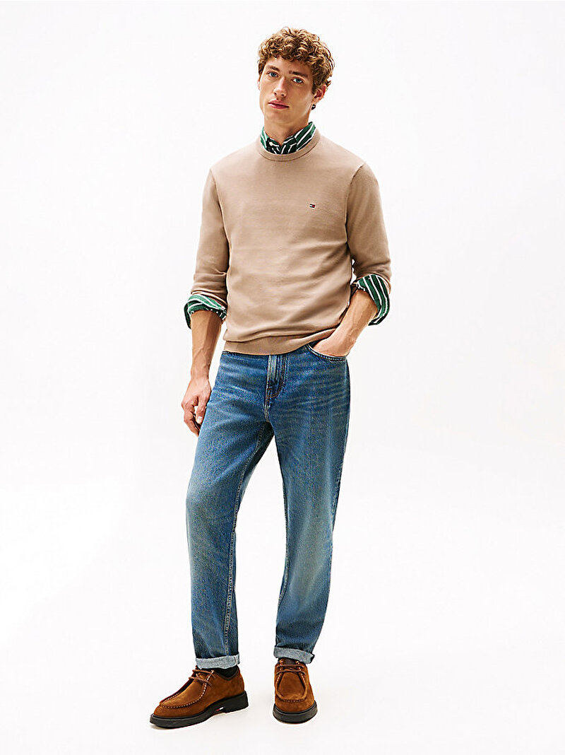 Erkek Essential Cotton Kazak Bej  MW0MW39999AFE
