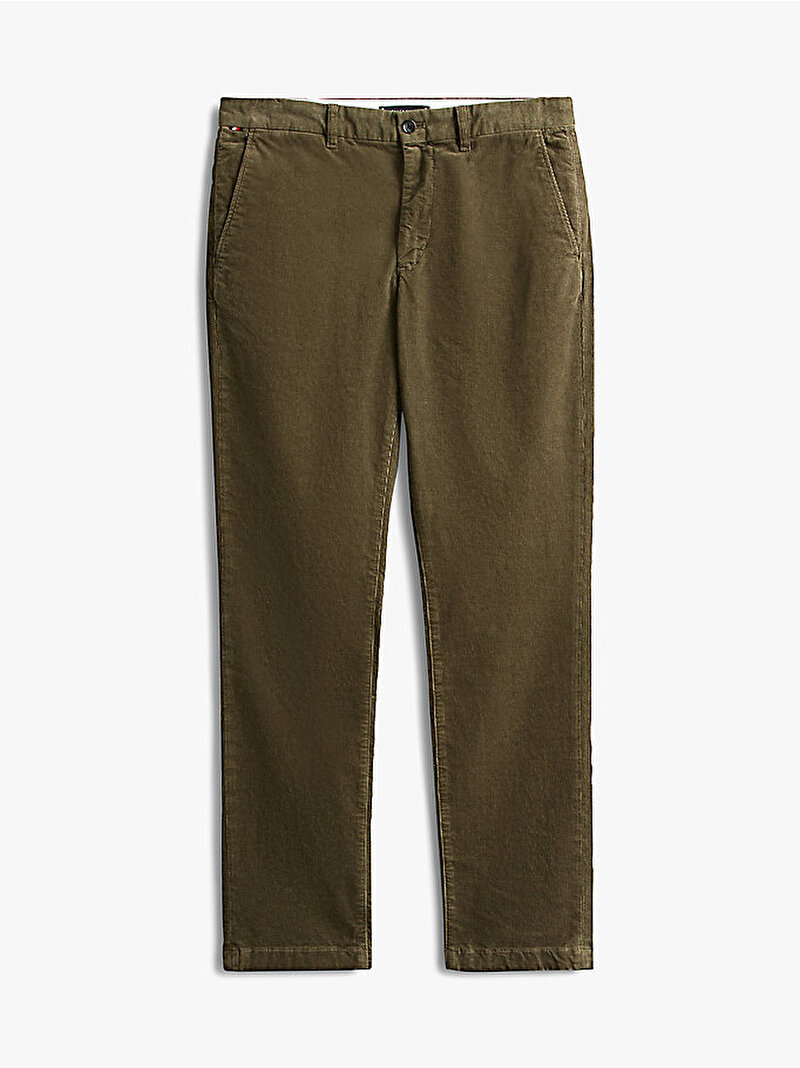 Erkek Denton Corduroy Chino Pantolon Yeşil MW0MW40267PLI