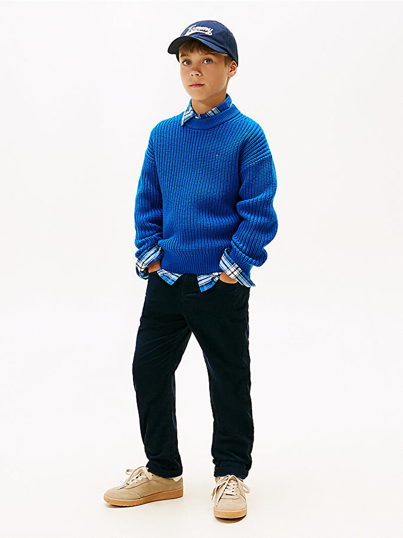 Erkek Çocuk Corduroy Skater Pantolon Lacivert KB0KB09978C1G