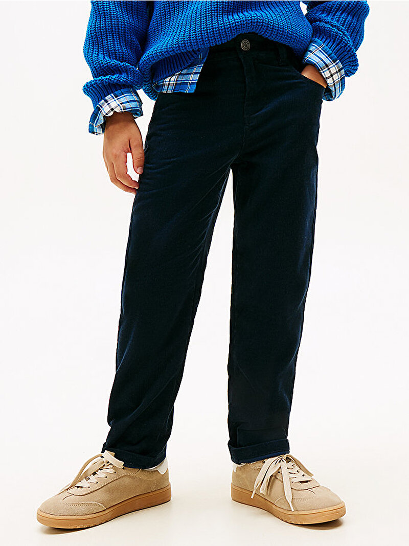 Erkek Çocuk Corduroy Skater Pantolon Lacivert KB0KB09978C1G