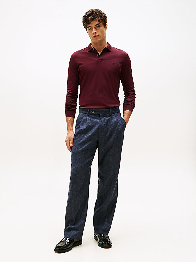 Erkek Liguid Cotton Polo T-shirt Kırmızı MW0MW37317XIH