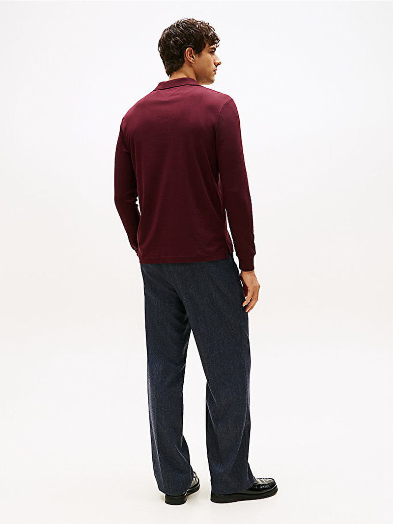 Erkek Liguid Cotton Polo T-shirt Kırmızı MW0MW37317XIH