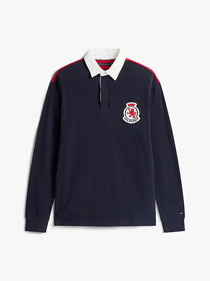 Erkek Blocking Polo T-shirt Lacivert MW0MW40288DW5