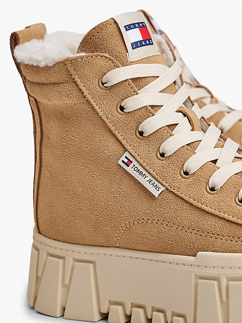 Kadın TJW Vulcanic Flatform Sneaker Bej  EN0EN02894RBH