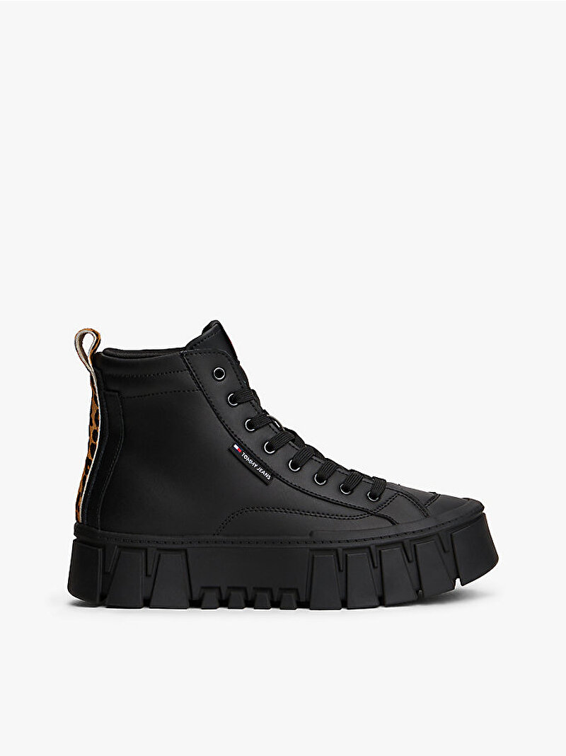 Kadın TJW Vulcanic Flatform Sneaker Siyah EN0EN02858BDS