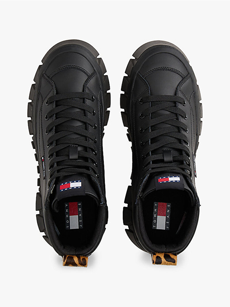 Kadın TJW Vulcanic Flatform Sneaker Siyah EN0EN02858BDS