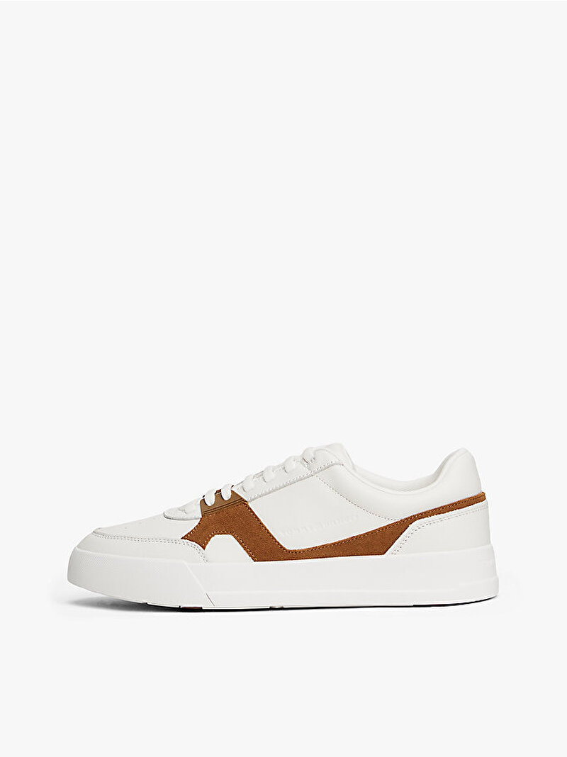 Erkek TH Court Craft Sneaker Ekru FM0FM05654YBL