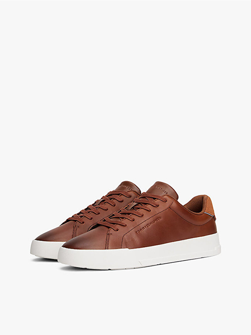 Erkek TH Court Core Cognac Sneaker Kahverengi FM0FM05729GVI