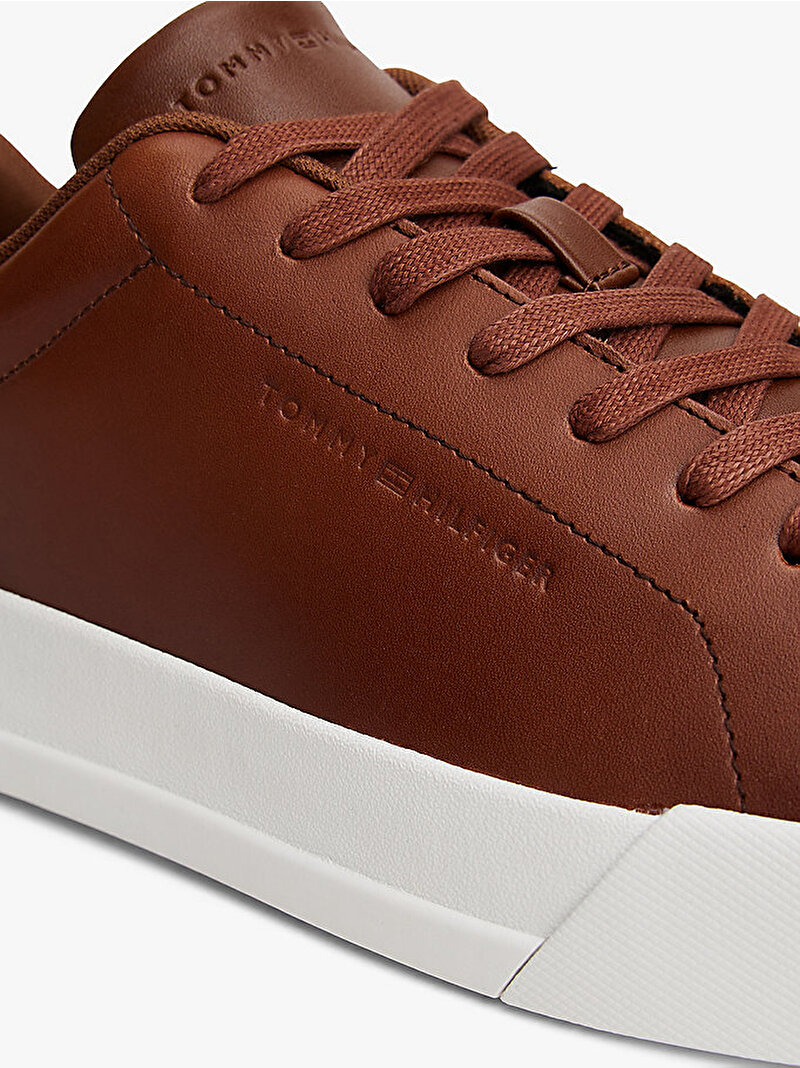 Erkek TH Court Core Cognac Sneaker Kahverengi FM0FM05729GVI
