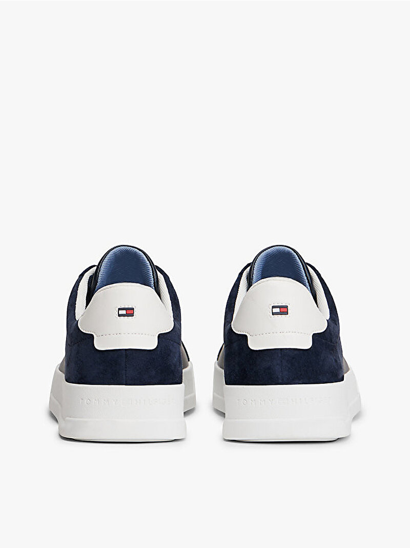 Erkek TH Court Mix Nubuk Sneaker Lacivert FM0FM056340GY