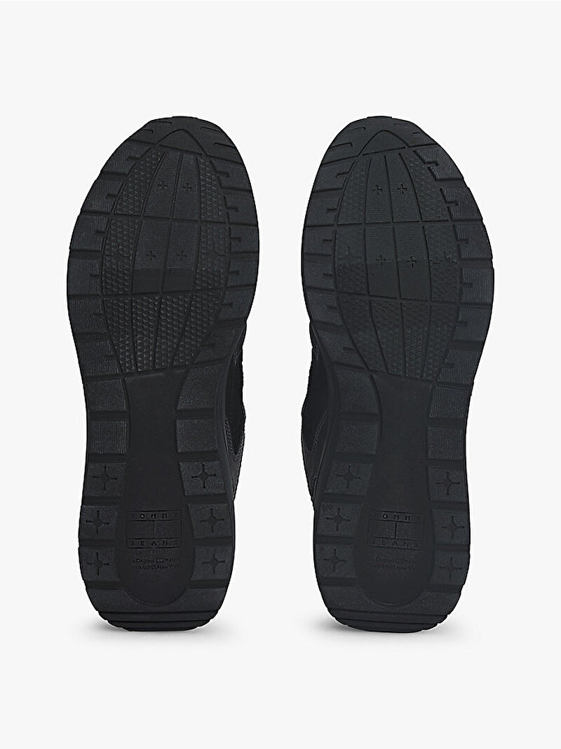 Erkek TJM Runner Mix Sneaker Siyah EM0EM01620BDS