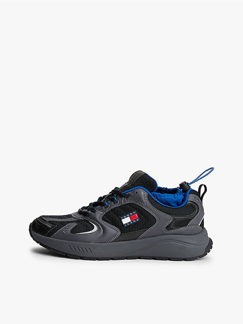 Erkek TJM Runner Mix Sneaker Siyah EM0EM01620BDS