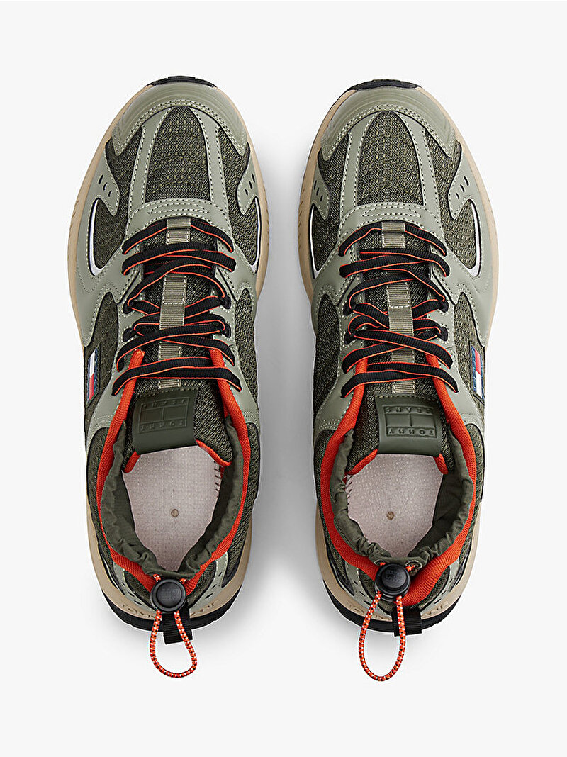 Erkek TJM Runner Mix Sneaker Yeşil EM0EM01620MRH