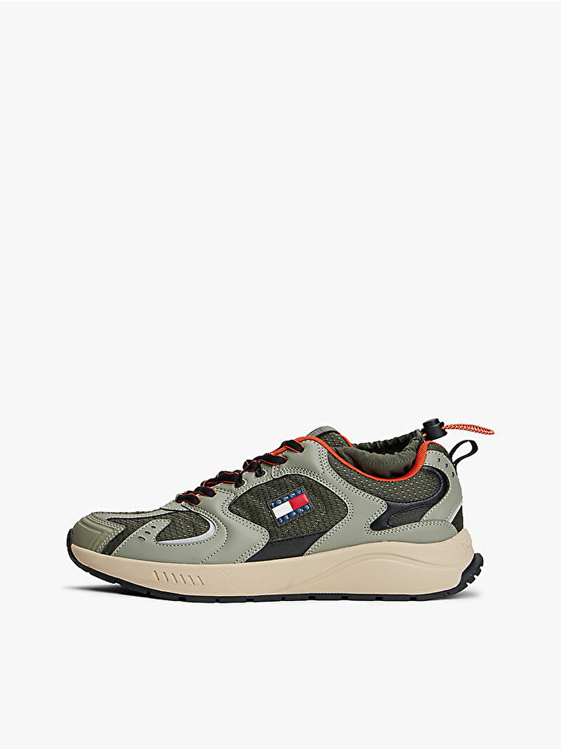 Erkek TJM Runner Mix Sneaker Yeşil EM0EM01620MRH
