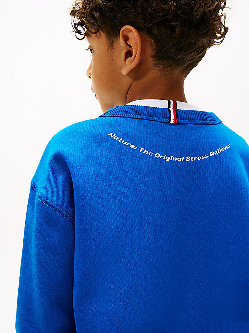 Erkek Çocuk Camp Tommy Graphics Sweatshirt Lacivert KB0KB09898C3D