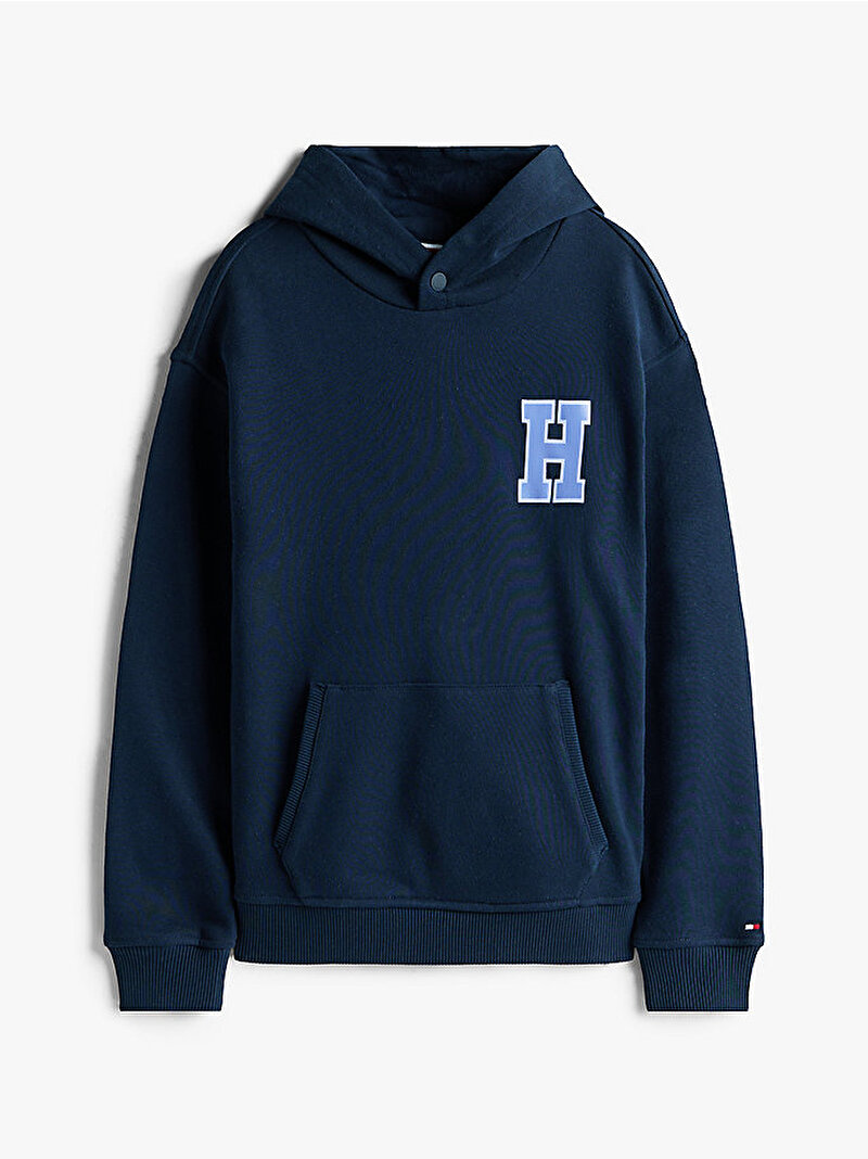 Erkek Çocuk Varsity Multi Badge Sweatshirt Lacivert KB0KB10177C1G