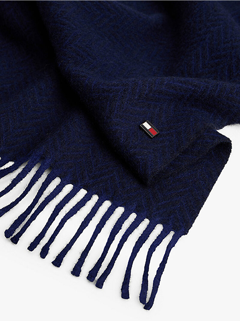 Erkek Herringbone Atkı Lacivert AM0AM13593DW6