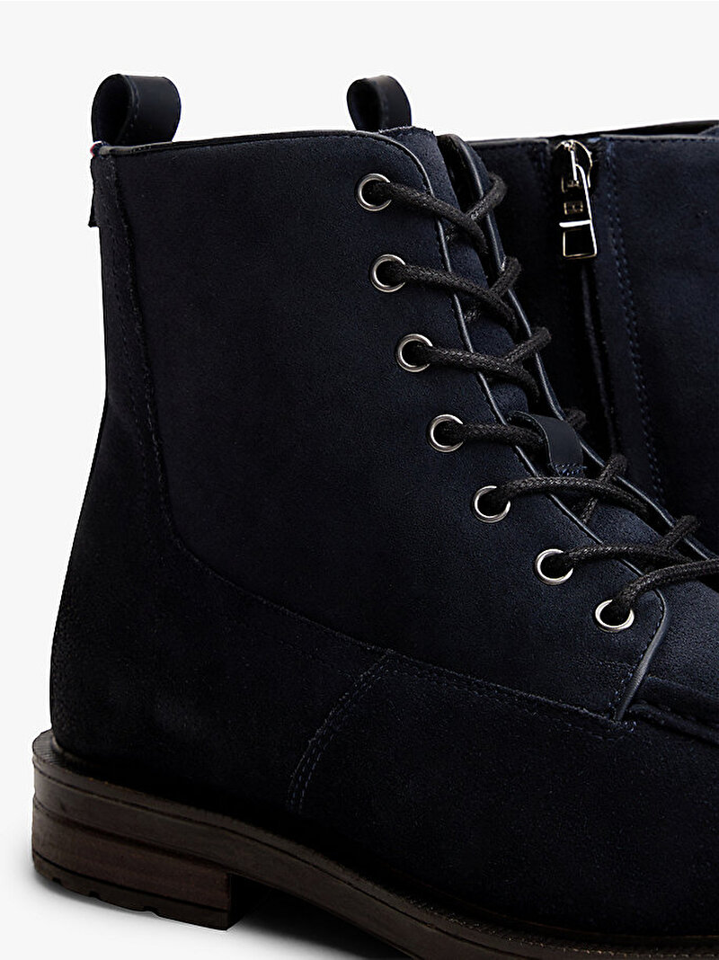 Erkek Cleated Hilfiger Bot Lacivert FM0FM05599DW5