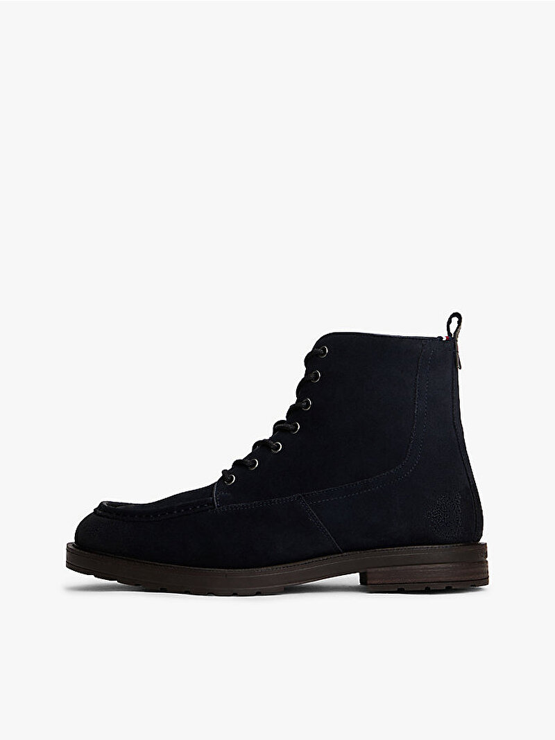 Erkek Cleated Hilfiger Bot Lacivert FM0FM05599DW5