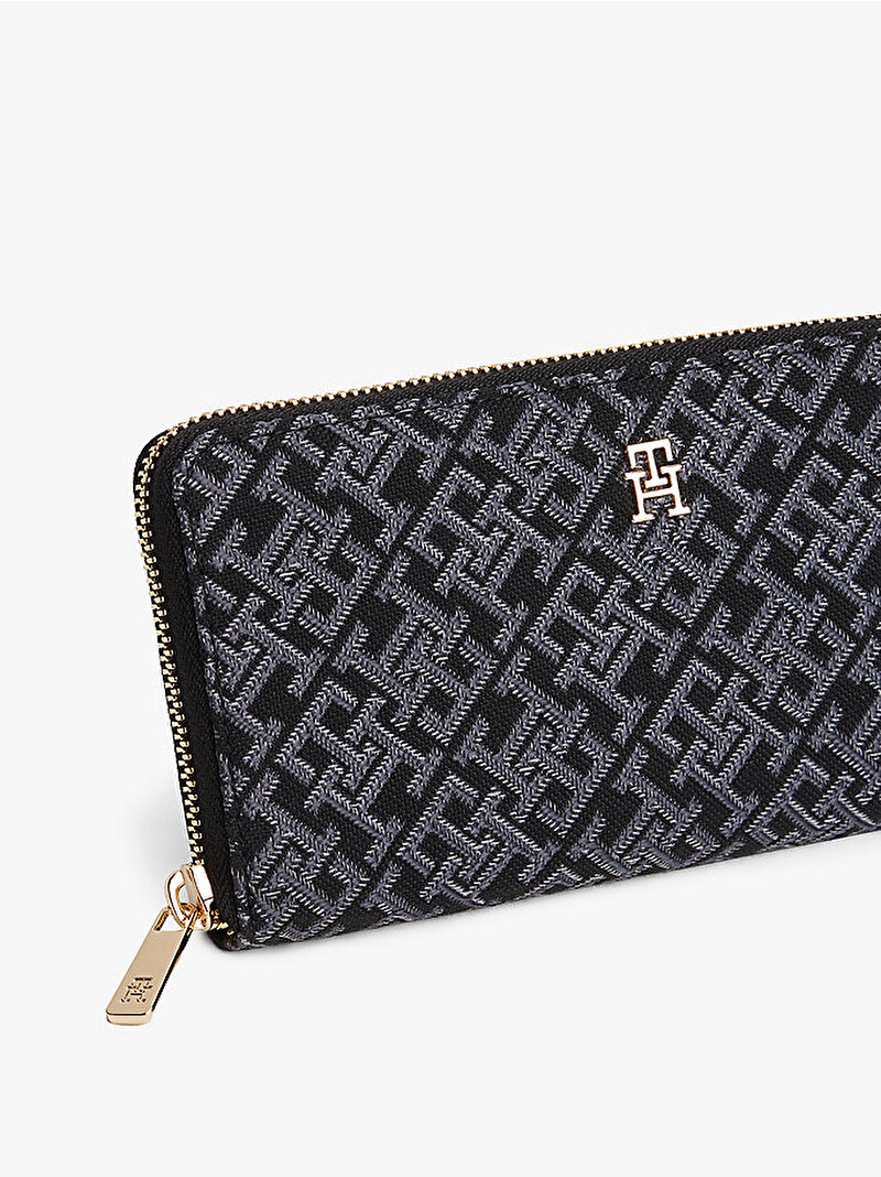Kadın TH Icon Large Cüzdan Siyah AW0AW17956BDS