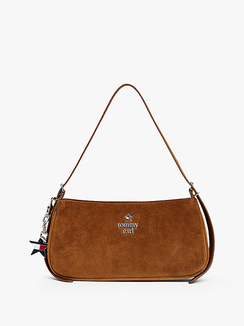 Kadın Tommy Girl Omuz Çantası Bej  AW0AW18309GPK