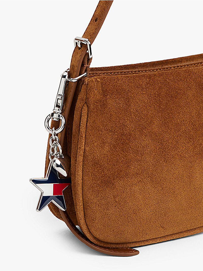 Kadın Tommy Girl Omuz Çantası Bej  AW0AW18309GPK