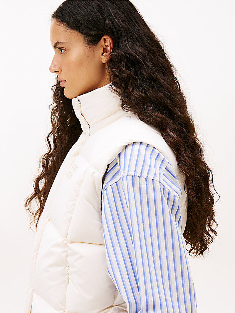 Kadın TJW Alaska Grid Down Yelek Beyaz  DW0DW21627YBH