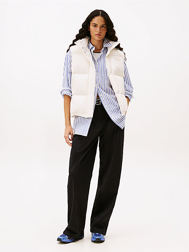 Kadın TJW Alaska Grid Down Yelek Beyaz  DW0DW21627YBH